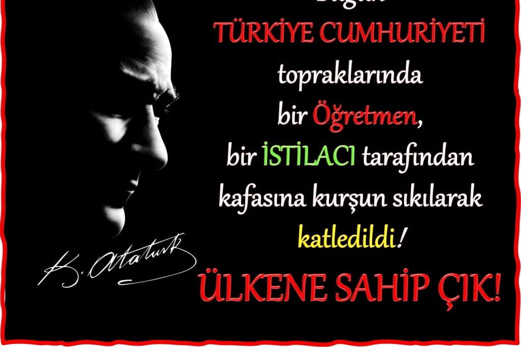 Bir Iraklı gelsin senin öğretmenini öldürsün 😡😡😡 Ülkemizi gereksiz sığınmacılarla doldurdunuz😡😡😡 Öğretmenler öldürülen meslektaşımız İbrahim Oktugan için cuma günü iş bırakıyor. #ÖğretmenlerİşBırakıyor ✔️