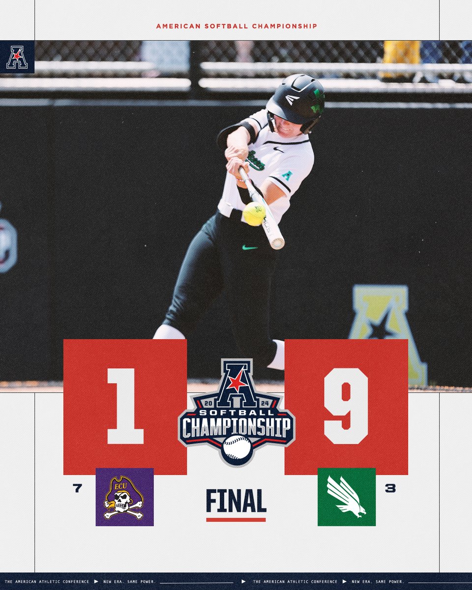 North Texas with the walk off run rule win to advance to the semifinals! 🥎🏆 #AmericanSB x @MeanGreenSB