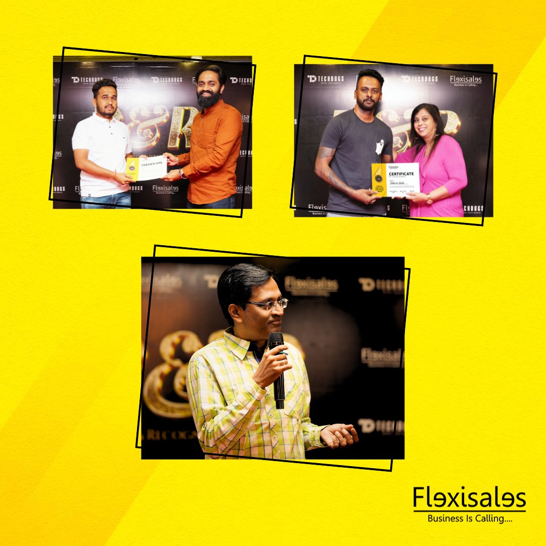 Last Friday was all about celebrating and rewarding our super stars at work, their hard work, dedication and their team spirit. Some glimpses of the starry R&R night!

#Flexisales #RNR #RNRCelebration #award #awardwinners #winner #recognition #congratulations #achievement