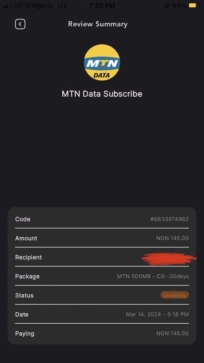 I bought 1GB sme from BillPoint I’m yet to receive my data,and this is not happening for the first time the last one I didn’t get any refund @Billpointafrica @realbitcoinlord ❗️