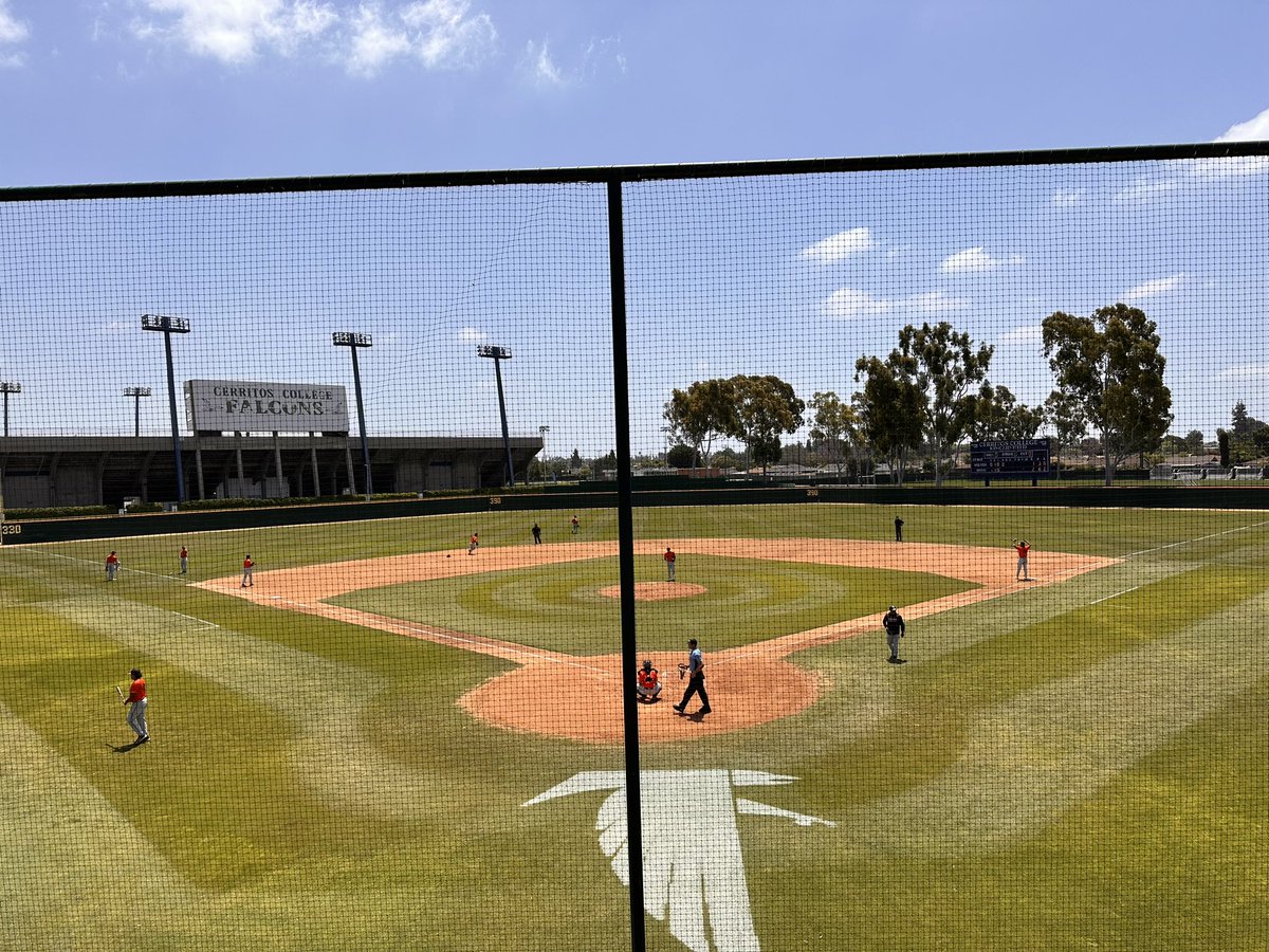 LBCC up 2-1 after three in their State Super Regional opener here at Cerritos