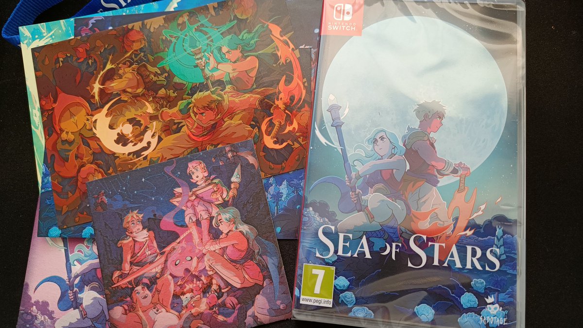 Hoy he recibido esta pequeña maravilla 😍. Mil gracias a Andrea y a @xtralife_es por esa genial No-Hit de la edición física de #SeaofStars. Ahora toca sacar tiempo de debajo de las piedras para disfrutarlo. ♥️