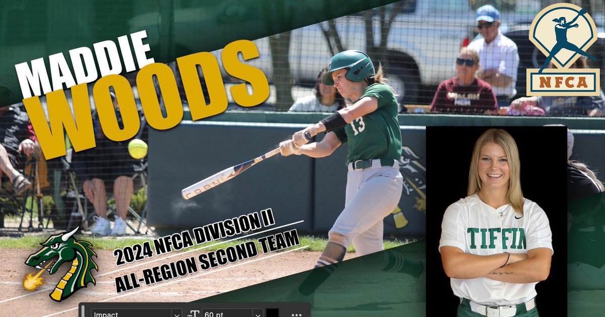 Congrats Maddie Woods for being named NFCA All-Region Second Team! We are so proud of you! #GoGons 🐉 gotiffindragons.com/news/2024/5/9/… nfca.org/category/ncaa-…