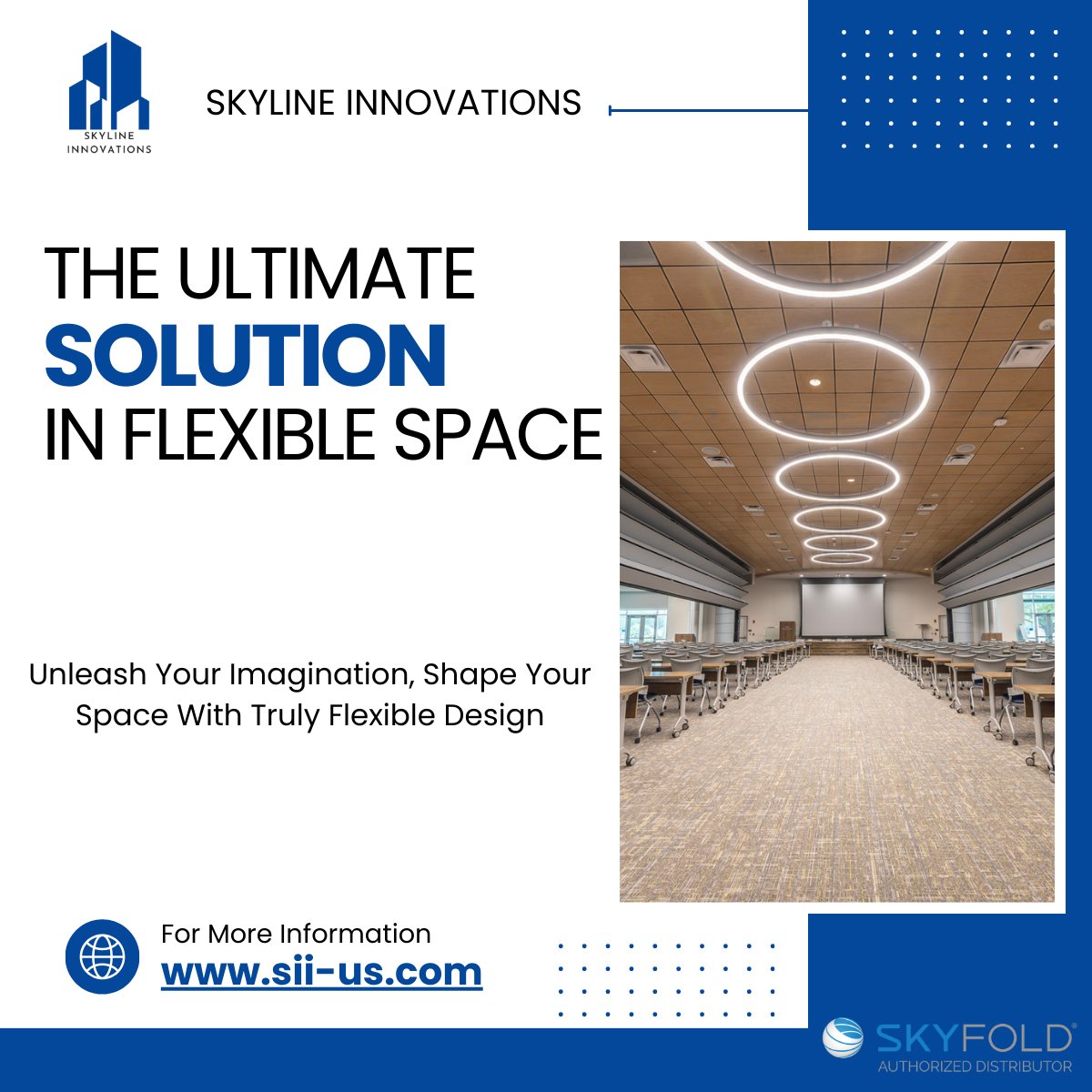 Set your creativity free and craft your space with Skyfold and the possibilities it creates!   #CreativeSpaces #innovation #ThinkVertical #design #architecture