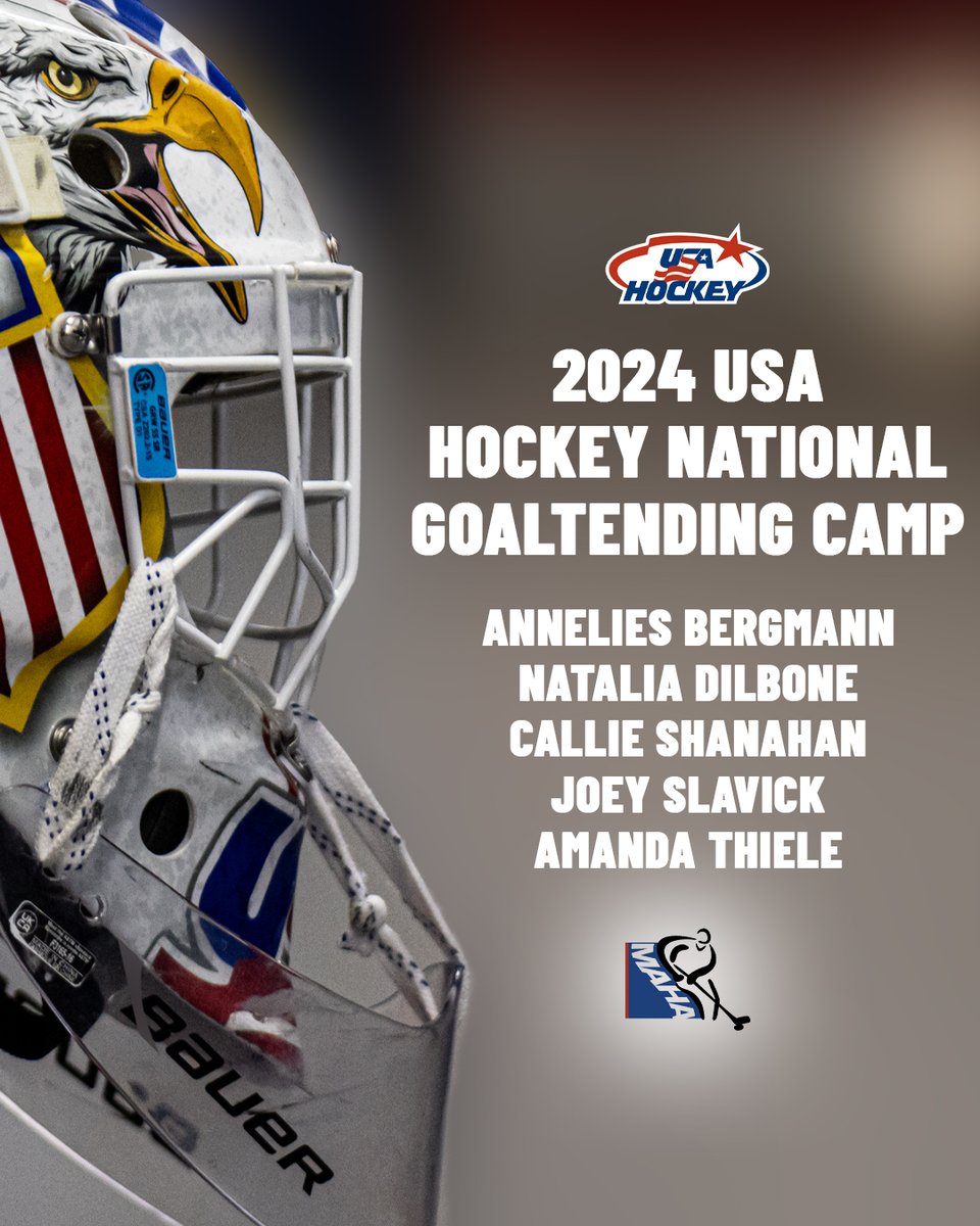 Congrats to Michigan's netminders who have received invitations to the 2024 <a href="/usahockey/">USA Hockey</a> National Goaltending Camp. The annual event, which brings together top U.S. goaltenders ages 16-24 for on and off-ice training, takes place May 15-18 at <a href="/USAHockeyArena/">USA Hockey Arena</a> in Plymouth.