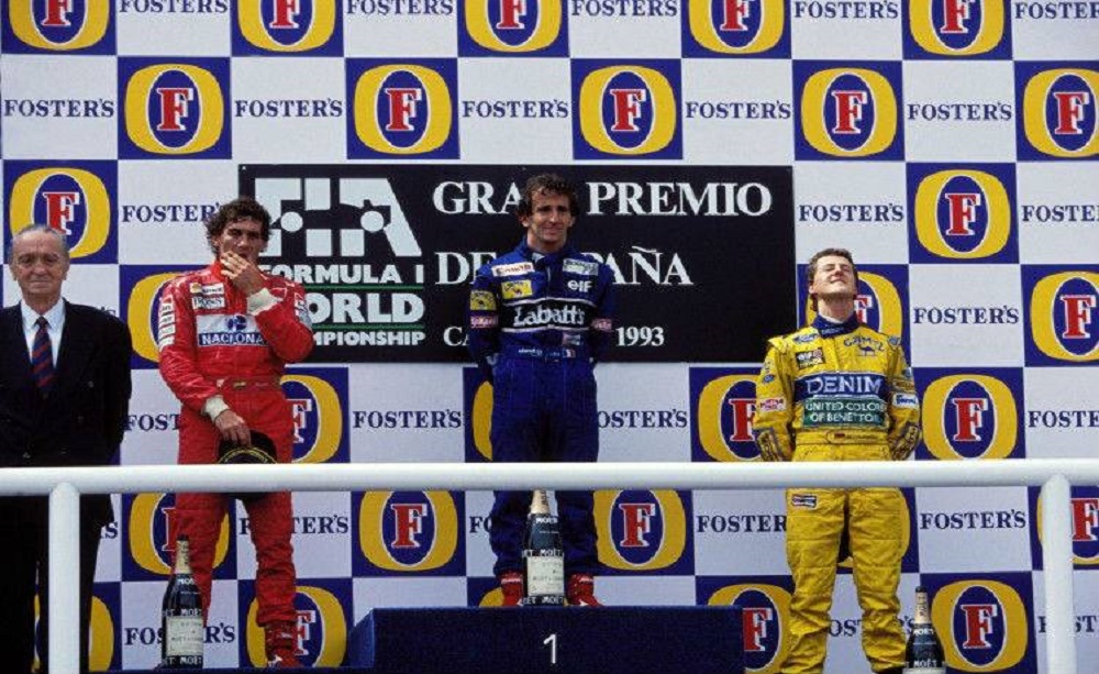 #OnThisDay 1993 📆

Il podio dei podi! 
Un'unica volta insieme sul podio di Senna, Prost e Schumacher! (a breve ci scriverò un pezzo)
Foto iconiche! 

#F1 #Prost #KeepFightingMichael #SennaSempre