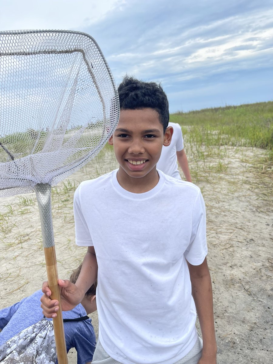 5th graders are on the NC Coast today and having a blast!