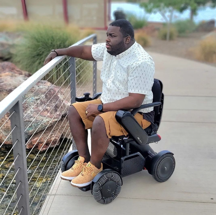 WHILL_US's tweet photo. Today for Mobility Awareness Month, we are highlighting our Ambassador, @vincentrutley

Vincent is a wheelchair actor, comedian, and writer.

I'm a proud ambassador of the WHILL C2 and look forward to the many places it will take me."

#WHILL #WhereWHILLyougo #mobilityawareness https://t.co/LprvQIeT7Z