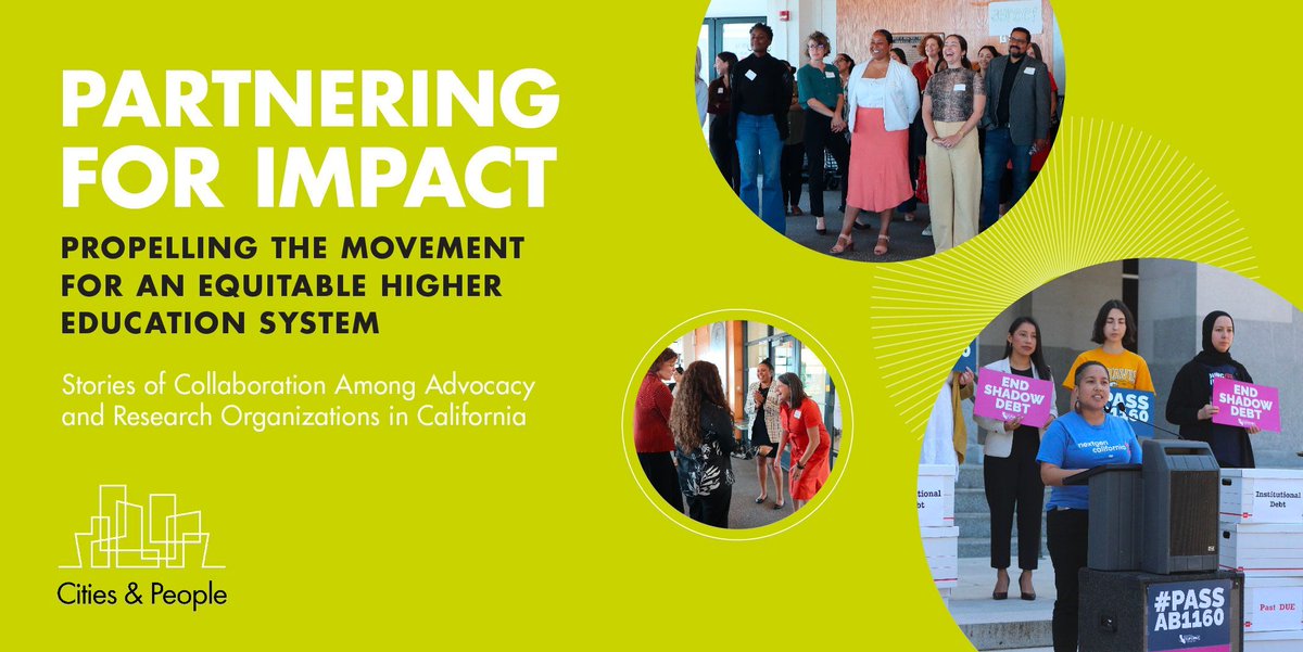 We’re proud to have been part of a multiyear Policy Ecosystem bringing 12+ advocacy and research orgs together to propel CA toward #HigherEdEquity. See stories about how we advanced our missions and this movement. buff.ly/3URrYAI