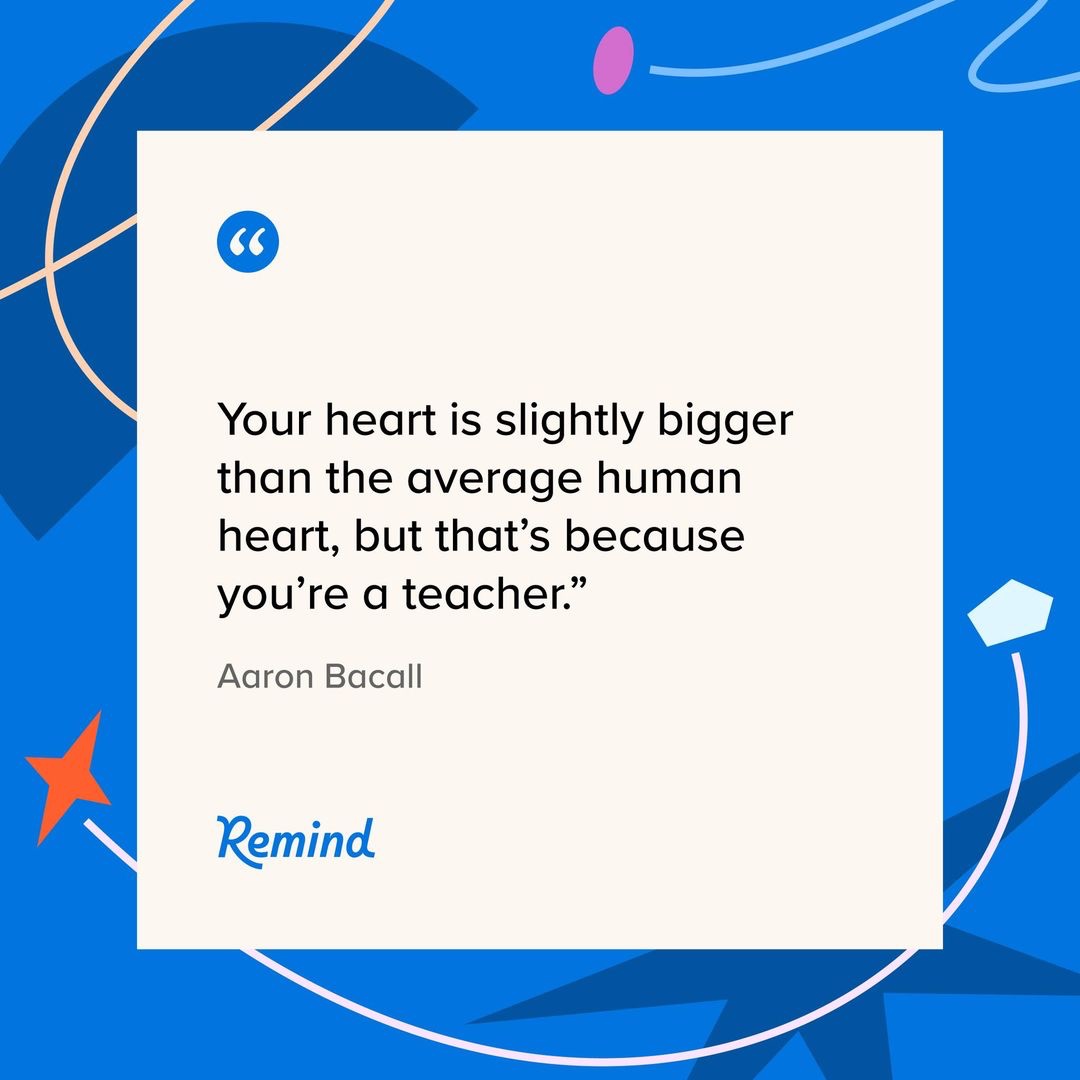 There's no 💙 bigger than a teacher's.

#TeacherAppreciationWeek #TEACHers