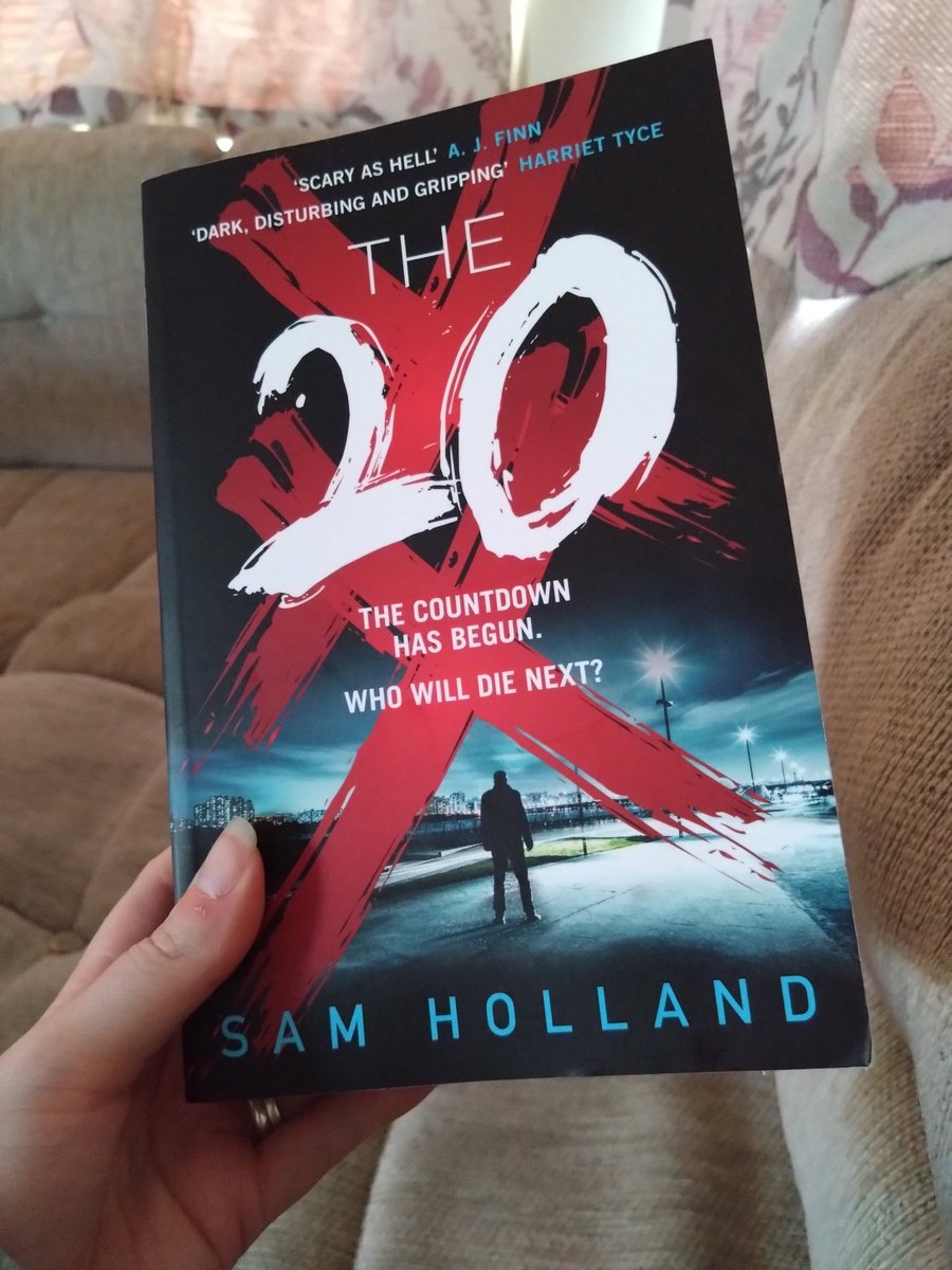 It's the last evening of our holiday and I've managed to finish The 20 by @SamHollandBooks. I 100% agree with @harriet_tyce's cover quote 'dark, disturbing and gripping', and more than ever I need to read The Puppet Master! Books 1 and 2 have been 5 star reads for me! 🖤📖