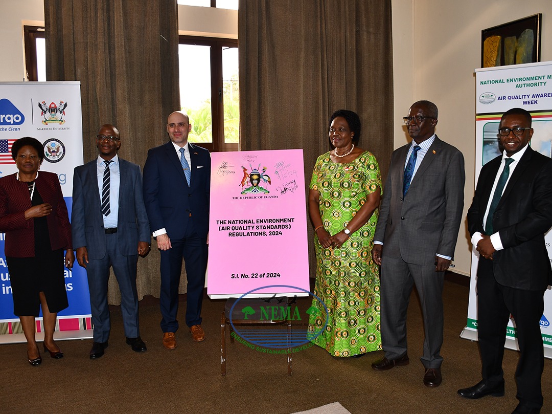 The launch of the National Environment (Air Quality Standards) regulations, 2024, today at Protea Hotel Marriot, Kampala. Special thanks to NEMA, US Embassy, KCCA and Airco.@ABarirega @MamaMabira @MakerRekt @we4allug @KCCAUG @AirQoProject @nemaug @youthgogreen @min_waterUg