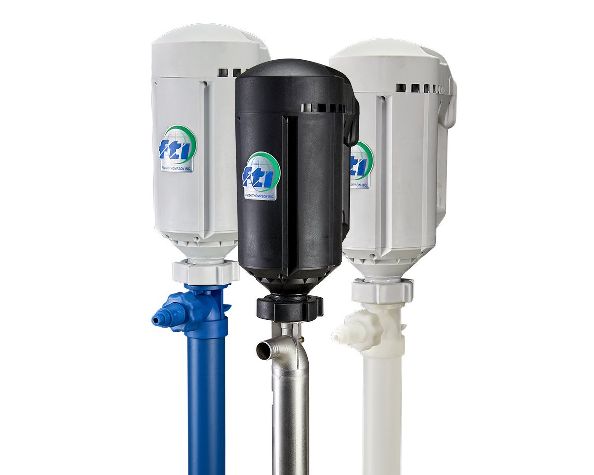 FinishThompson's tweet image. #FTI’s PF series drum pump is ideal for high-pressure/high-flow applications. The PFS model offers FDA-compliant material and ATEX-certified options, making it ideal for the food and beverage industry. Learn more at finishthompson.com/product-series….  #FDAcompliant #madeintheUSA