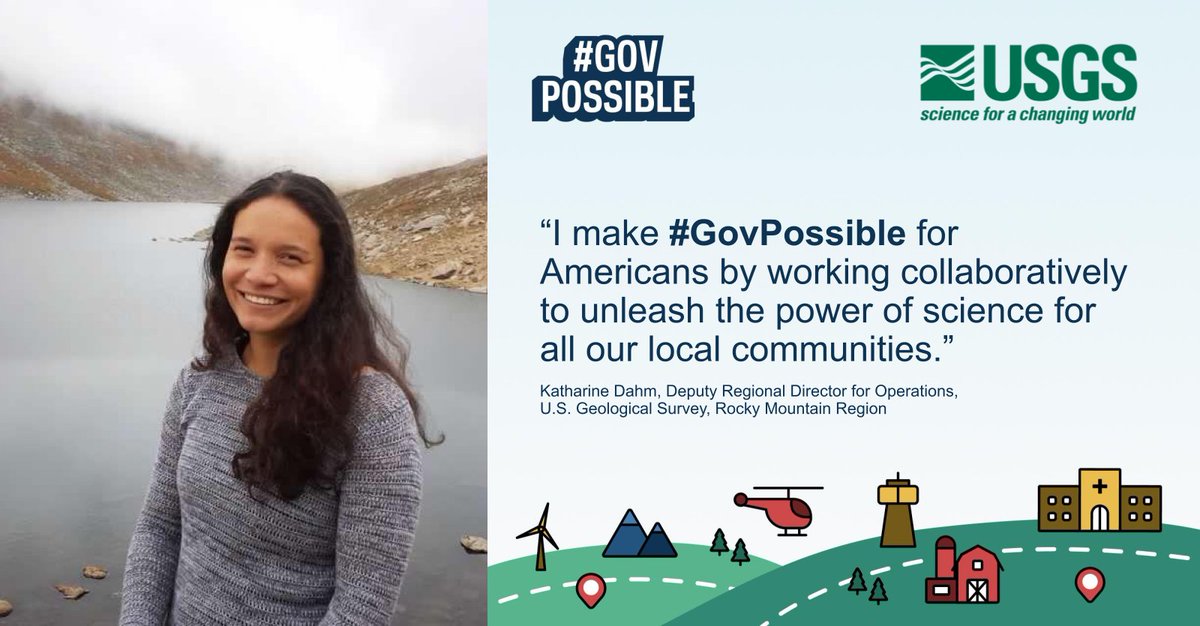 Accessibility is a love language of ours, &amp; Katharine is fluent! At <a href="/USGS_CO/">USGS Science in Colorado</a>, she leads efforts to break down barriers in science, ensuring that communities can effectively plan for long-term droughts &amp; their cascading impacts. Her dedication to collaboration makes #GovPossible!