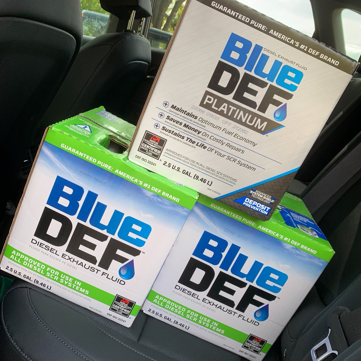 Make sure you're stocked up before you hit the road! #BlueDEF