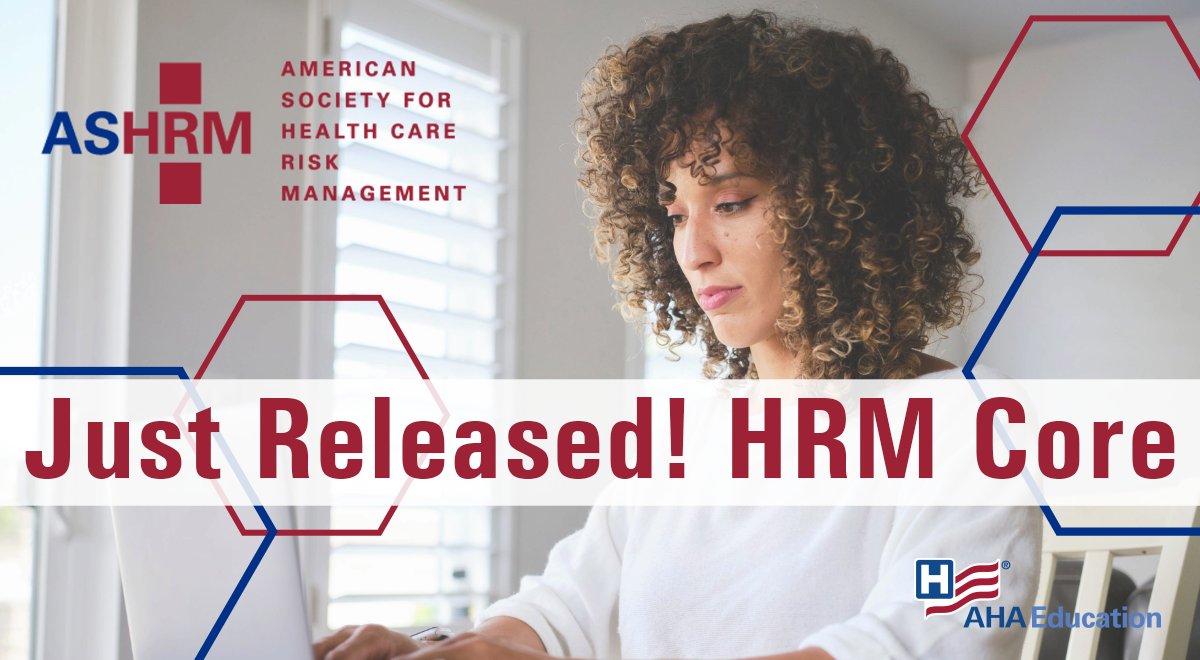 ASHRM is excited to introduce the HRM Core Program—the perfect start for those new to health care risk management. It’s on-demand, practical, and designed to set you up for success. Elevate your skills! #RiskManagement #ProfessionalDevelopment ow.ly/pVpX50RARr3