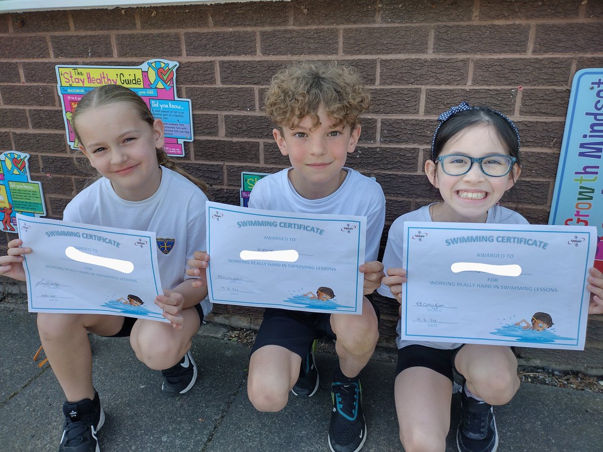 🏊🥽🏊🥽🏊🥽🏊🥽🏊🥽🏊🥽🏊🥽🏊🥽
Sadly Year 4's Swimming sessions have come to an end. ☹️ 
Thanks to all the instructors at Kirkby Leisure Centre who have helped & supported us. 
Below are this week's 'Swimmers of the Week'.  Well done!!  #KCEPE @KirkbyCofE 
🥽🏊🥽🏊🥽🏊🥽🏊🥽🏊