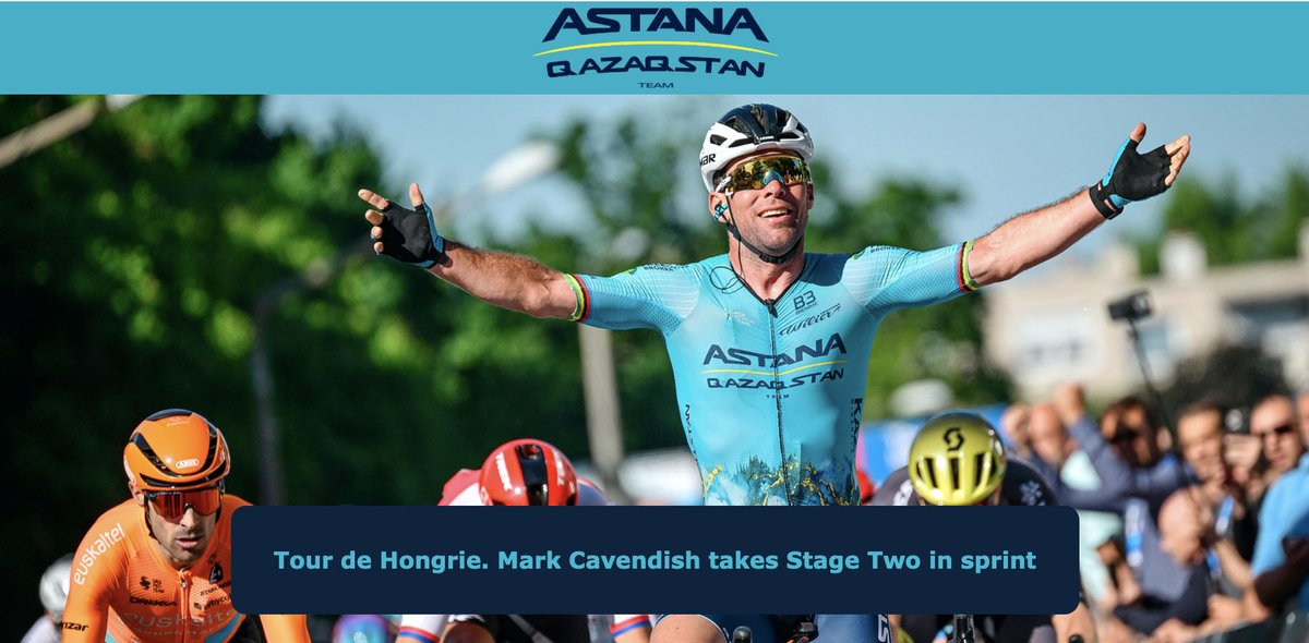 Tour de Hongrie. Mark Cavendish takes Stage Two in sprint bikenews.it/it/professioni…