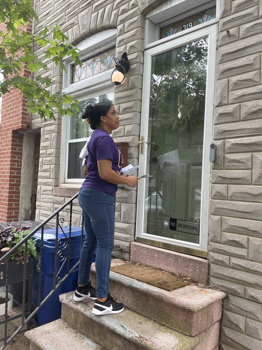 32BJ members know it’s important to elect leaders with a strong legislative track record that improves life for Black, Brown and working class communities. That’s why they are knocking on doors in Baltimore for #MDsen #Baltimore