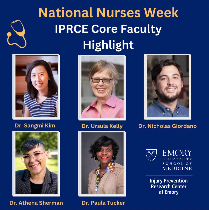 It's National Nurse Week, and at IPRCE, we're proud to highlight our core faculty members Dr. Nicholas Giordano, Dr. Ursula Kelly, and Dr. Sangmi Kim, Dr. Athena Sherman, Dr. Paula Tucker and their dedication to healthcare and research is truly inspiring! #nationalnurseweek
