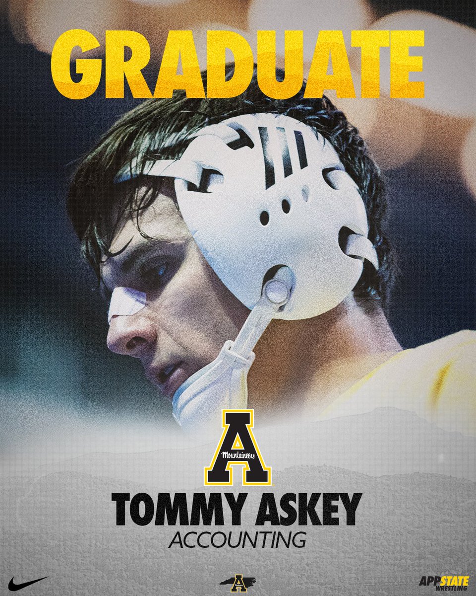 𝐂𝐥𝐚𝐬𝐬 𝐨𝐟 𝟐𝟎𝟐𝟒 🎓 Congrats to @AppState graduate Tommy Askey #ReAchTheSummit