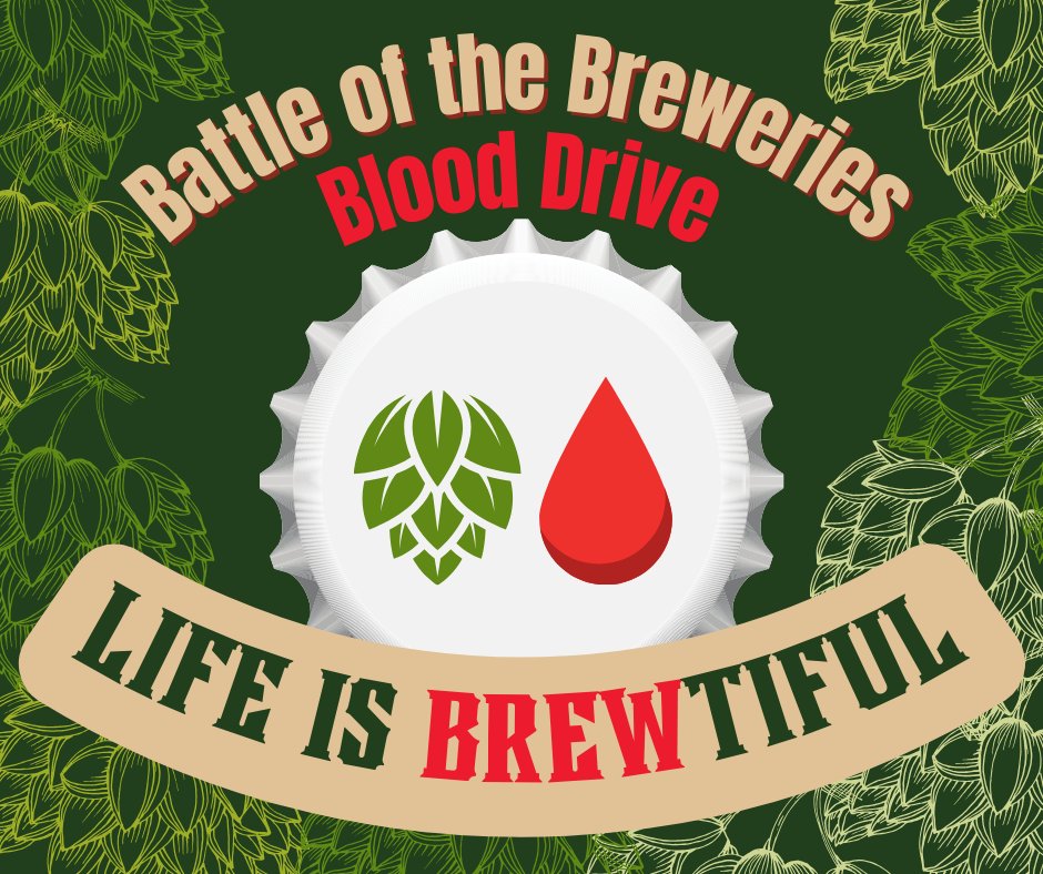 THANKS to all those who are participating in the 'Battle of the Breweries' blood drive today. Don't forget to vote for @Schlafly! 🩸 Please support the #RedCross and continue to donate blood at the #RedCrossBloodApp and at: redcrossblood.org 👇 @RedCross @RedCrossMO