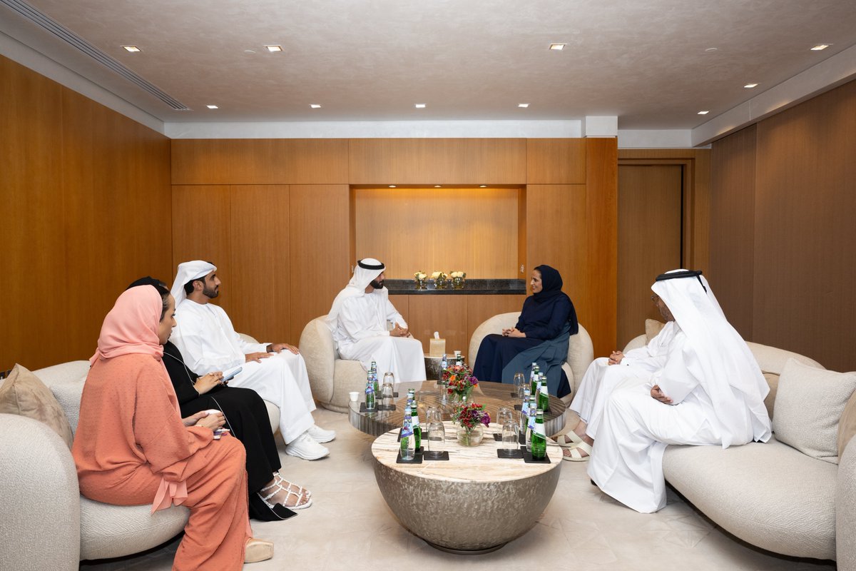 سُررت بلقاء معالي الشيخ سالم بن خالد القاسمي، وزير الثقافة والشباب لدولة الإمارات العربية المتحدة، لبحث سبل تعزيز التعاون الثقافي بين بلدينا.