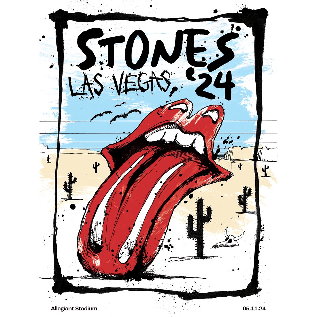 The Rolling Stones are set to play Allegiant Stadium in Las Vegas this Saturday! Ticket holders will be sent a link to vote for a song to add to the setlist, so check your emails! If you’re in Vegas the merch stand will be open at the venue, tomorrow 12:30pm-8pm at Parking Lot…