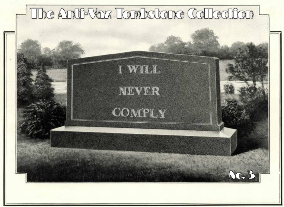 The Pureblood Monument Company is pleased to announce Tombstone #3 in our Anti-Vax Tombstone Collection.

#antivax #antivaxxers #unvaxxed #unvaccinated #RatLickers 🐀