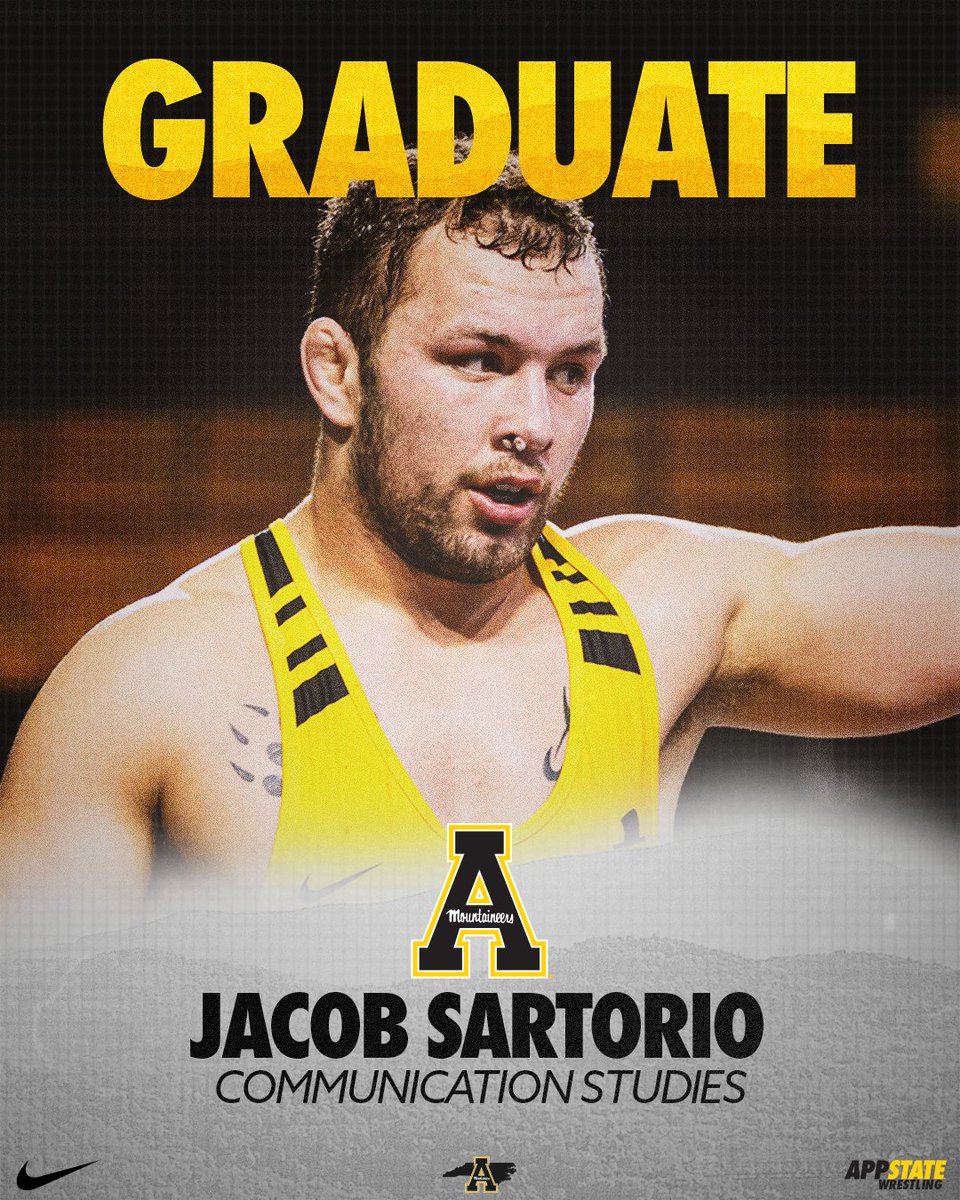 𝐂𝐥𝐚𝐬𝐬 𝐨𝐟 𝟐𝟎𝟐𝟒 🎓 Congrats to @AppState graduate Jacob Sartorio #ReAchTheSummit