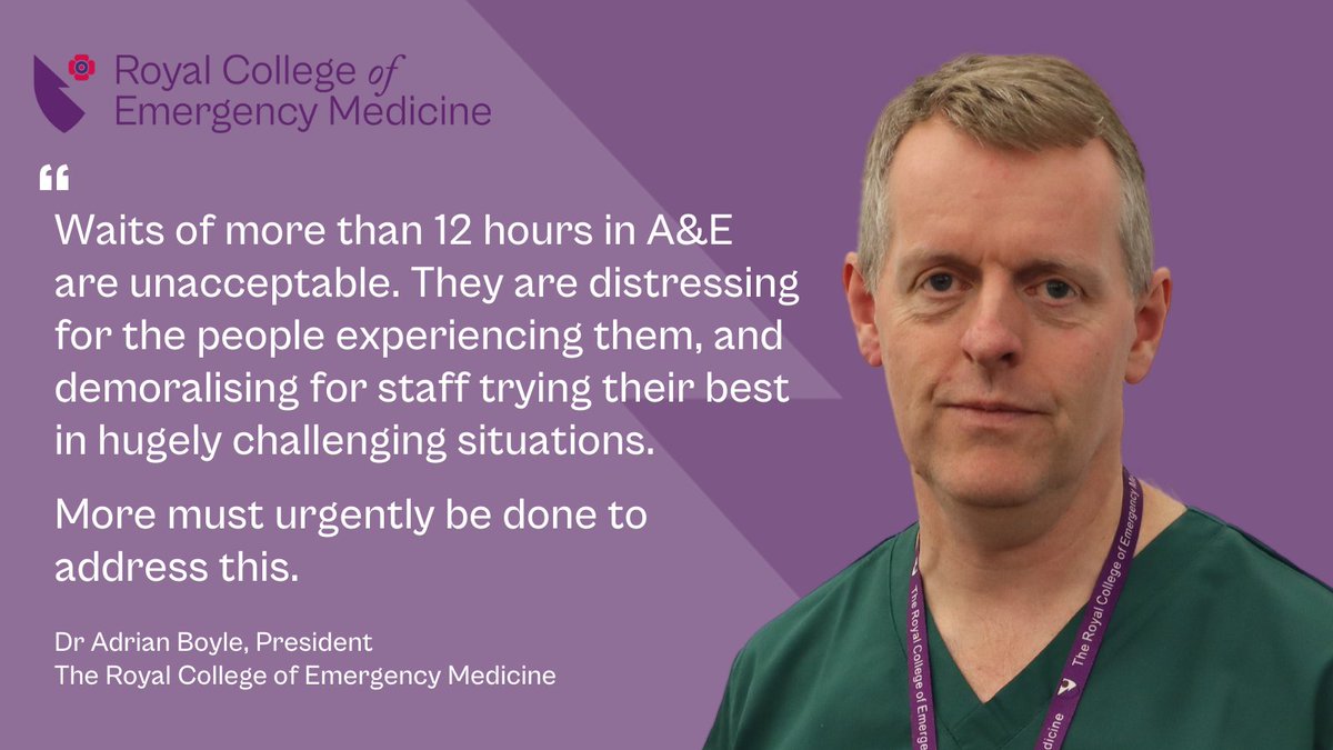 ⚠️⚠️ 'The crisis continues...'

Worst April on record for 12hr A&E waits must be a catalyst for change - RCEM

Read @RCEMpresident's full response to latest @NHSEngland #performance data 👇 

rcem.ac.uk/worst-april-on…