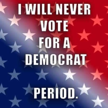 Is anybody else feeling throttled today? Just me? OK. 

Just announced: Democrats are the enemy of the people and our republic. I'm marked safe from ever voting Democrat.