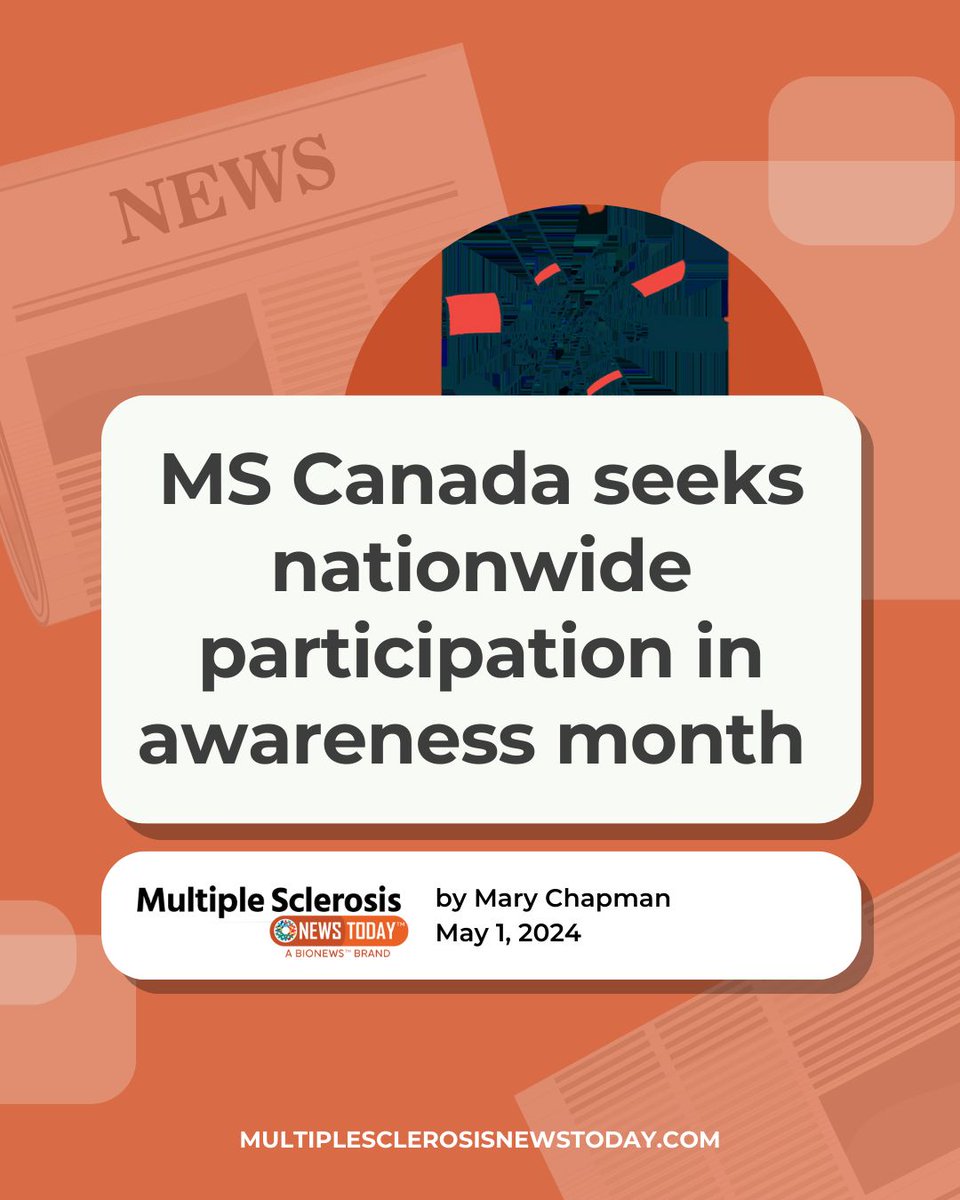 With one of the world’s highest rates of MS, Canada is urging residents to come together for MS Awareness Month. bit.ly/4bteAIj 

#MS #MultipleSclerosis #MSResearch #MSNews