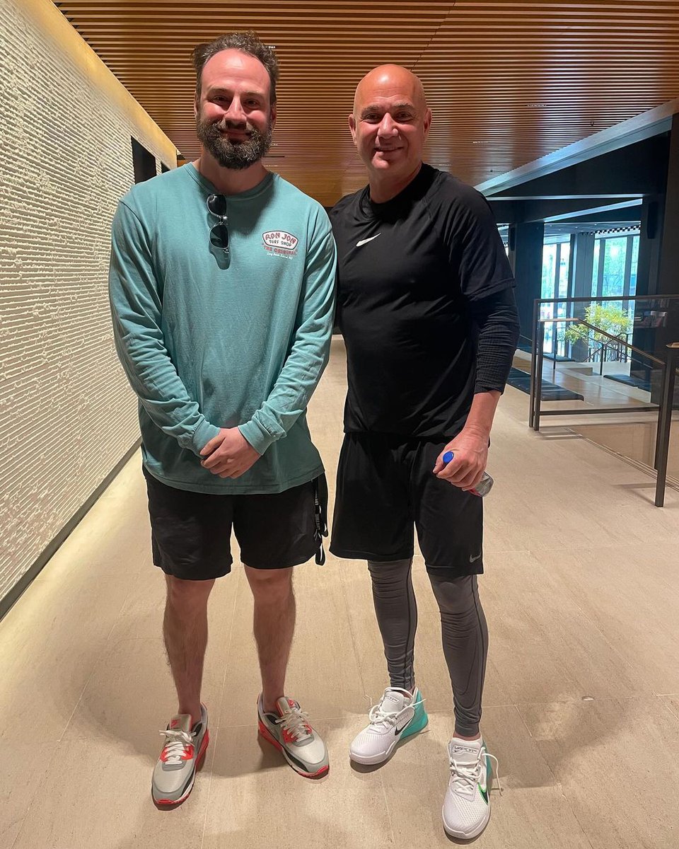 Growing up adopted, I found out about having Armenian heritage when I was a teenager. So Andre Agassi was my hero. I've done almost everything in my career, except ever meet or talk to him. Finally made it happen. Read it here: shorturl.at/qHJM8