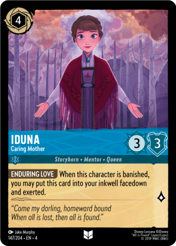 Quite amazing to see a recent new illustration on this game card, featuring Iduna! 🪻🤩🥰
#Iduna #Frozen #AllIsFound