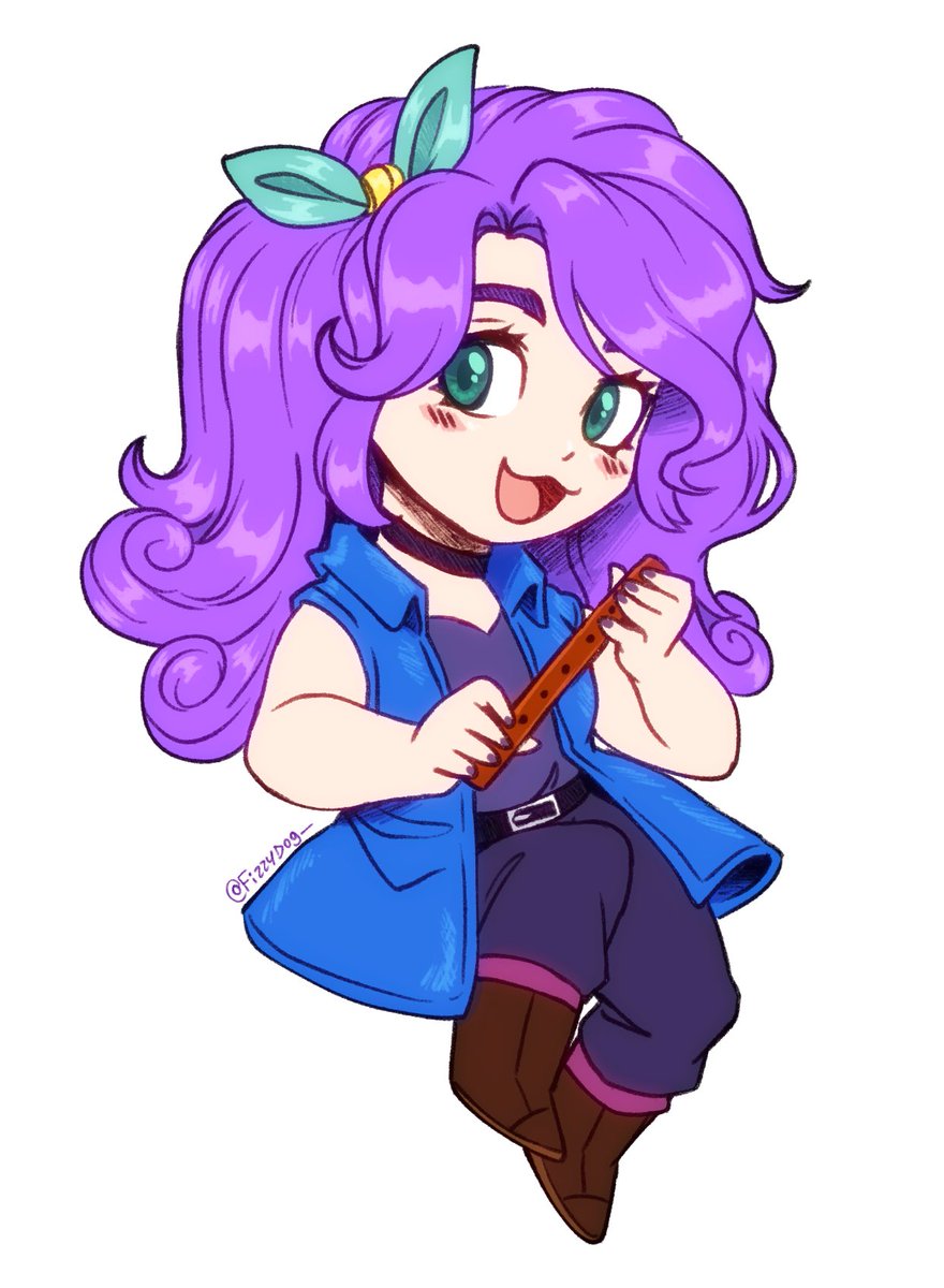 Today’s warmup drawing is Abigail from Stardew Valley ✨