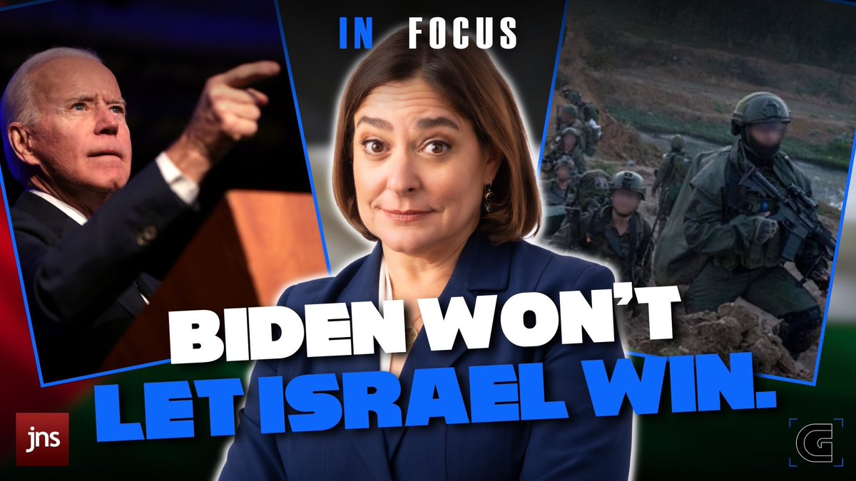 JNS TV | Biden takes an UNPRECEDENTED move and stops a weapons transfer to Israel as the Jewish state makes moves to finish Hamas. WATCH NOW! @CarolineGlick's In-Focus! youtube.com/watch?v=idedrl…