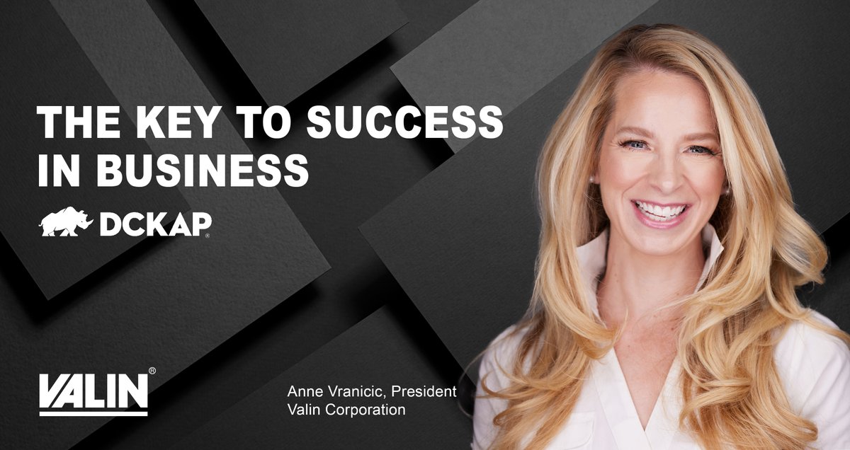 Valin Corporation's President, Anne Vranicic, shares insights on her 22-year journey with Valin, navigating crises, and their digital transformation strategy in a Driven by DCKAP podcast. Listen below.

🔉okt.to/5PRSX8

#Driven #Success #DigitalTransformation

<a href="/DCKAP/">DCKAP</a>