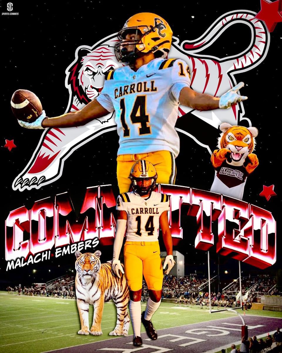 All glory to God wouldn’t be here without him. More than exited to start my college career!! @CvilleTigersFB @coachlane9 @CoachHBrown8 @CoachRussCville