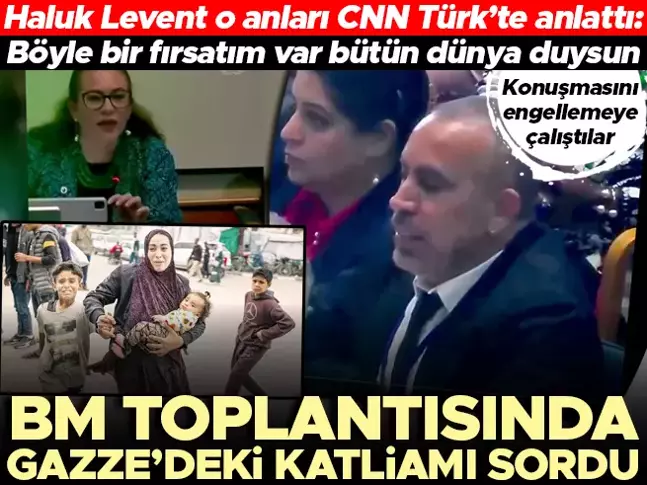 Haluk Levent CNN Türk'te anlattı BM toplantısında neler yaşandı? İşte salondan alkış alan o konuşmanın detayları... hurriyet.com.tr/gundem/haluk-l…