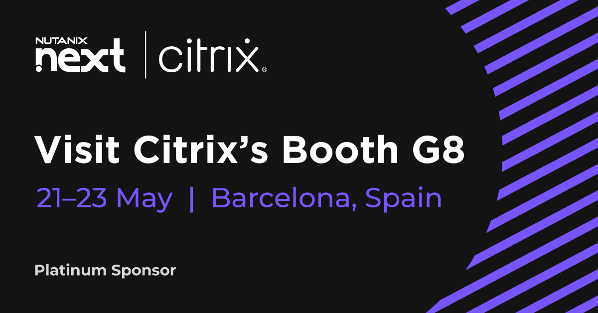 We're thrilled to be sponsoring #NEXTconf on May 21-23 in Barcelona! You won't want to miss Calvin Hsu's breakout session + make sure to come see us at booth G8 to hear what we're working on with @Nutanix. Learn more about the event + how to register: spr.ly/6011jOzvF