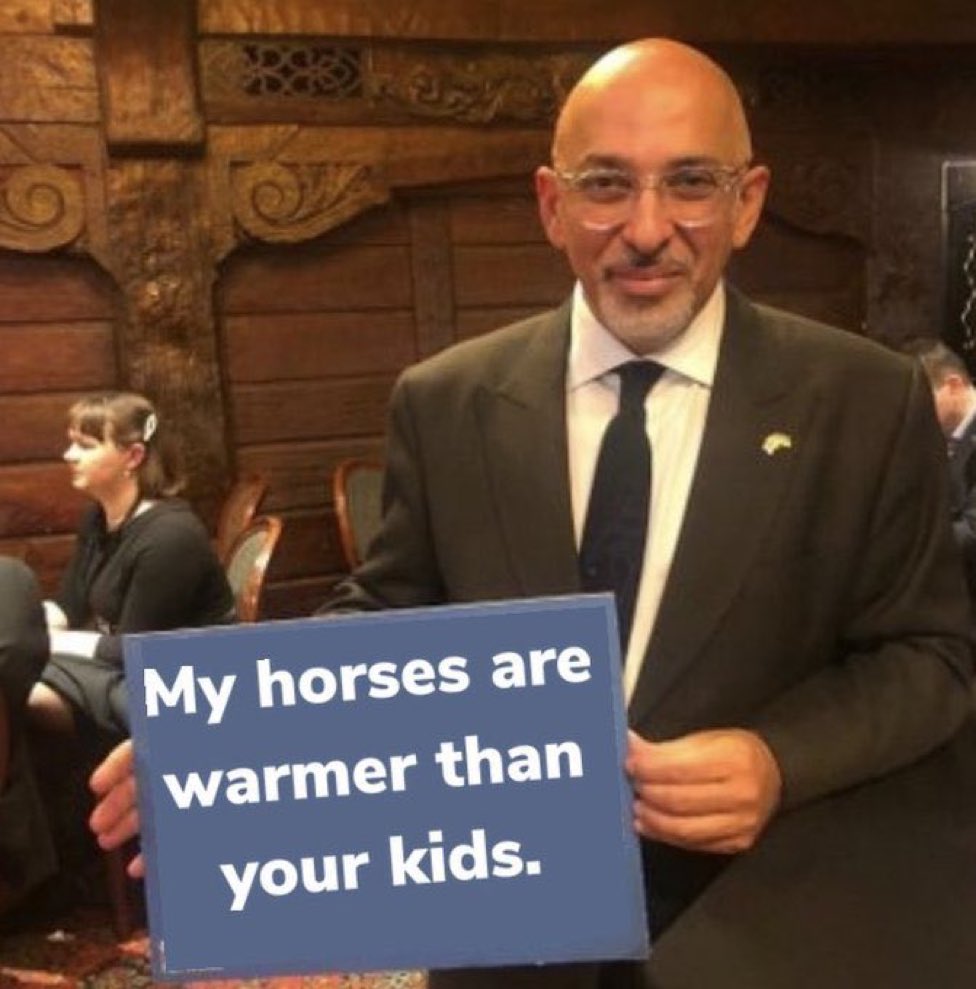 Your favourite Nadhim Zahawi memes:

My horses are warmer than your kids

🐎💩#WarmHorseGuy🐎💩
🐎💩#GutlessGrifters🐎💩

#ToriesOut673 #GeneralElectionNow