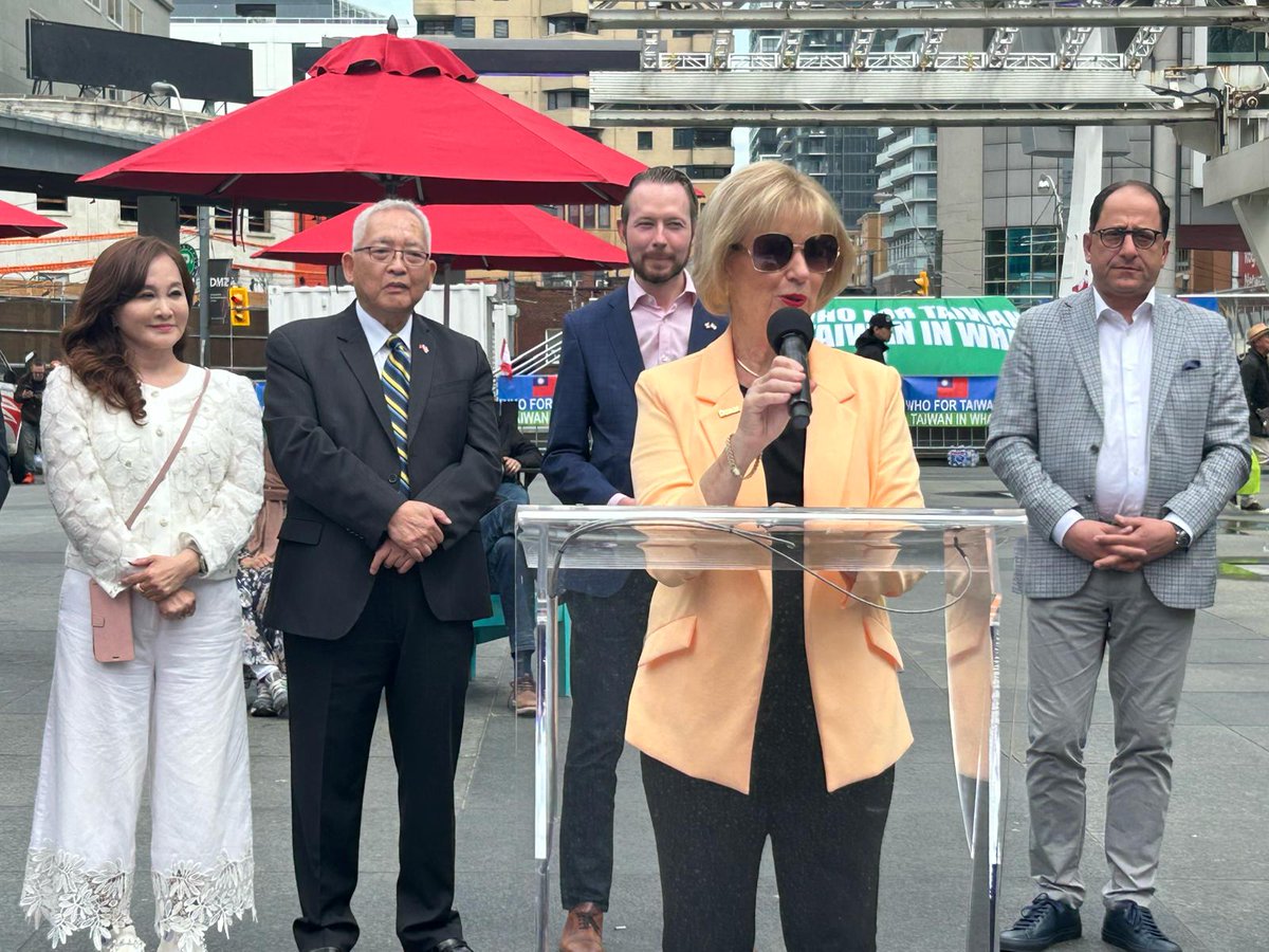 I was happy to show my solidarity with #Taiwanese Canadians last weekend, urging the support for Taiwan's participation in the World Health Organization. Taiwan's exclusion from global health initiatives is a significant gap in global health security that must be addressed.