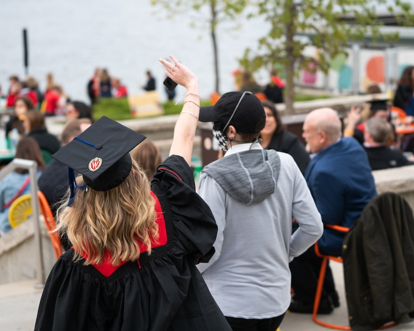 Caps off to you, #UWGrad! 🎓 Celebrate with loved ones at our free events, including live music, ceremony livestreams, gifts & more: union.wisc.edu/graduation. And don't forget to get your Lifetime Membership for only $50 with your new grad discount: bit.ly/3y84H4t.