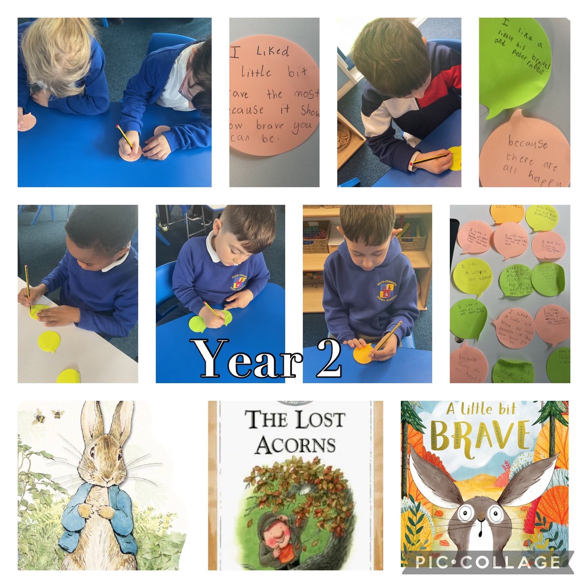 In writing, year 2 have been listening carefully to stories and then sequencing the events. We were challenged to write down our opinions and state which story we liked the most and why… @CNicholson_Edu