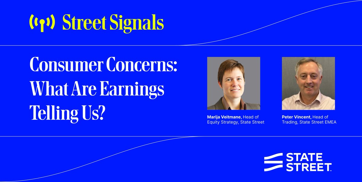 #Earnings commentary from consumer-oriented firms about waning pricing power and tighter margins looks troubling. Marija Veitmane, head of #equity strategy, returns to #STTStreetSignals with her take on a bifurcated earnings environment, where #tech still trumps all but the