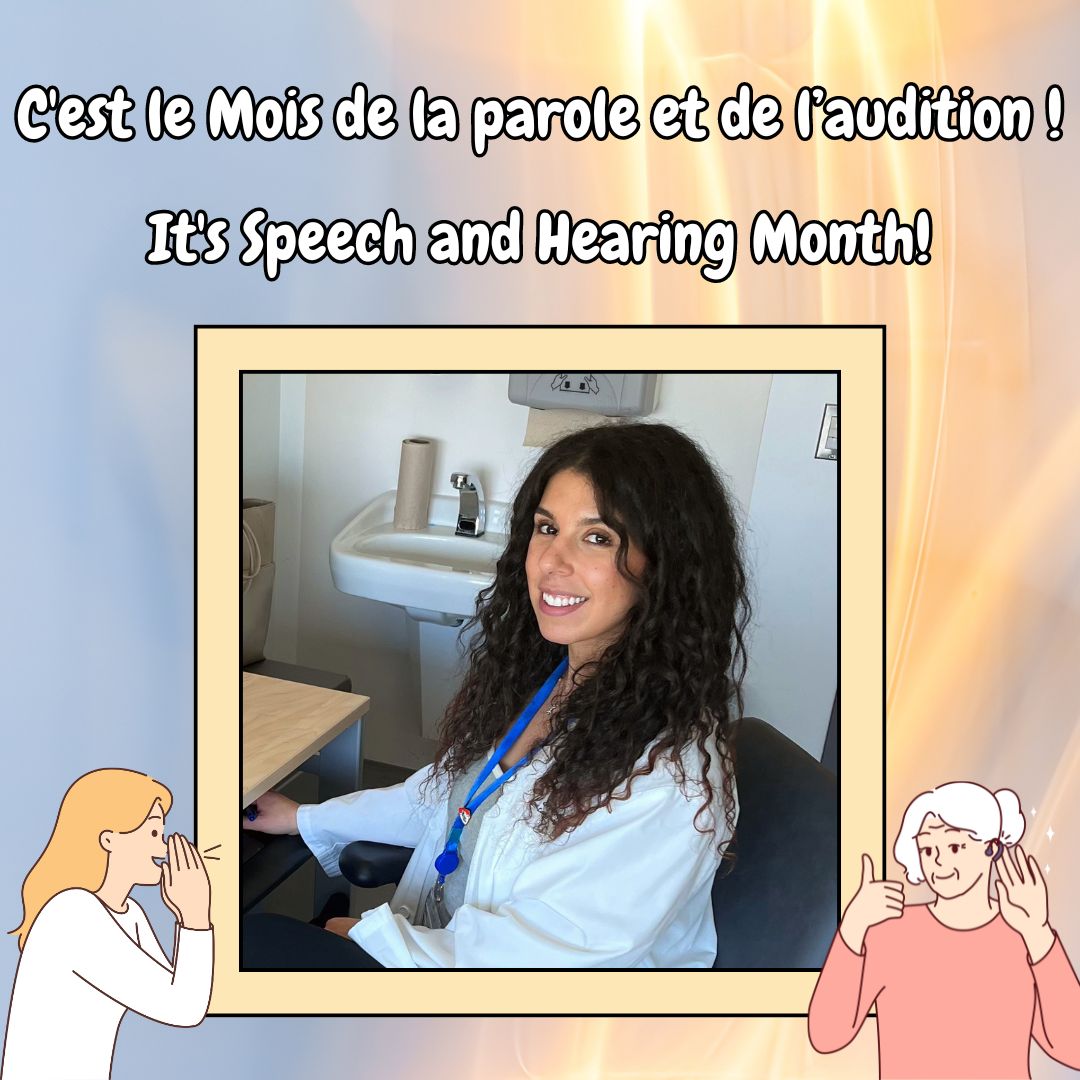 It's Speech and Hearing Month! 🗣 👂 🎧 Aïda Chérid is a speech-language pathologist (SLP) at the Glen site of the MUHC. Thank you, Aïda, and all your colleagues, for the excellent work you do. 🙏 To learn more about her important role at the MUHC: 🔗 muhc.ca/news-and-patie…