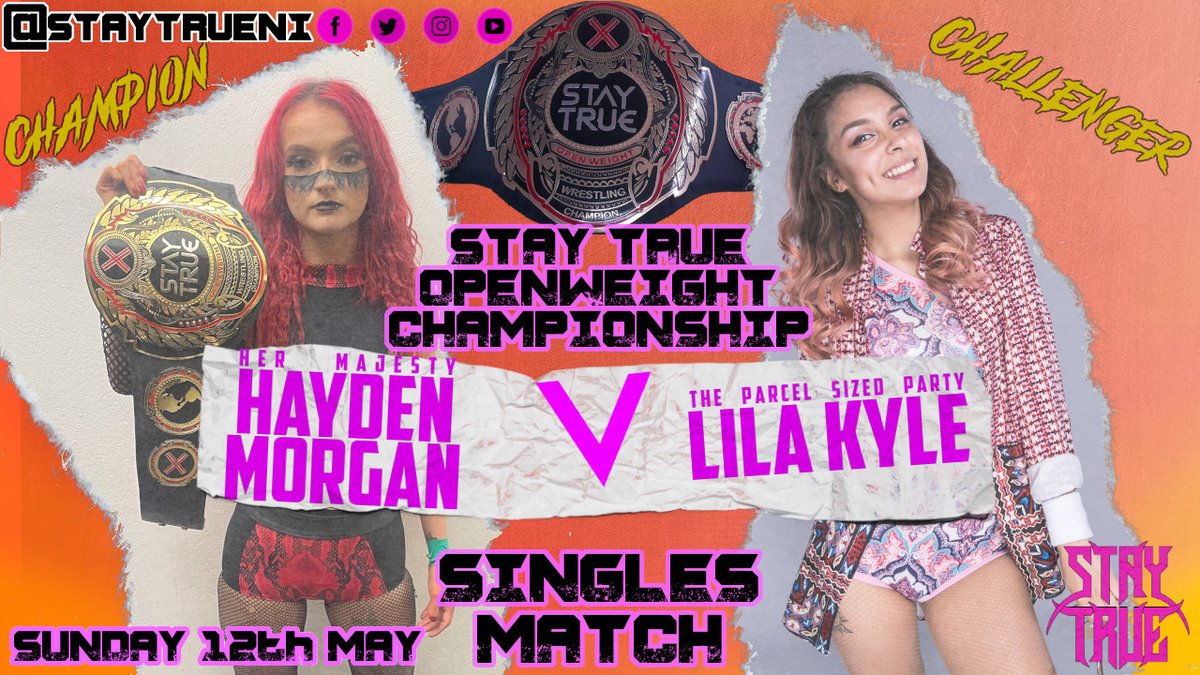 🚨BREAKING NEWS!🚨

GM Izzy Goldenrod has just announced <a href="/HaydenMorganHM/">Hayden Morgan</a> 's replacement will be the debuting Lila Kyle and both he and Hayden have agreed the title will be on the line!

🎟️Tickets still available for preorder - DM Now to avoid disappointment!🎟️