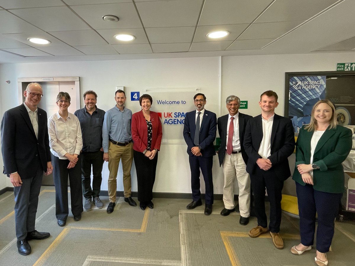 Fantastic meeting today with @NCEOscience and @spacegovuk! I was delighted to have the opportunity to discuss @NASAEarth science priorities, opportunities to collaborate, and our goal to make Earth data accessible to our communities’ policy and decision-makers.