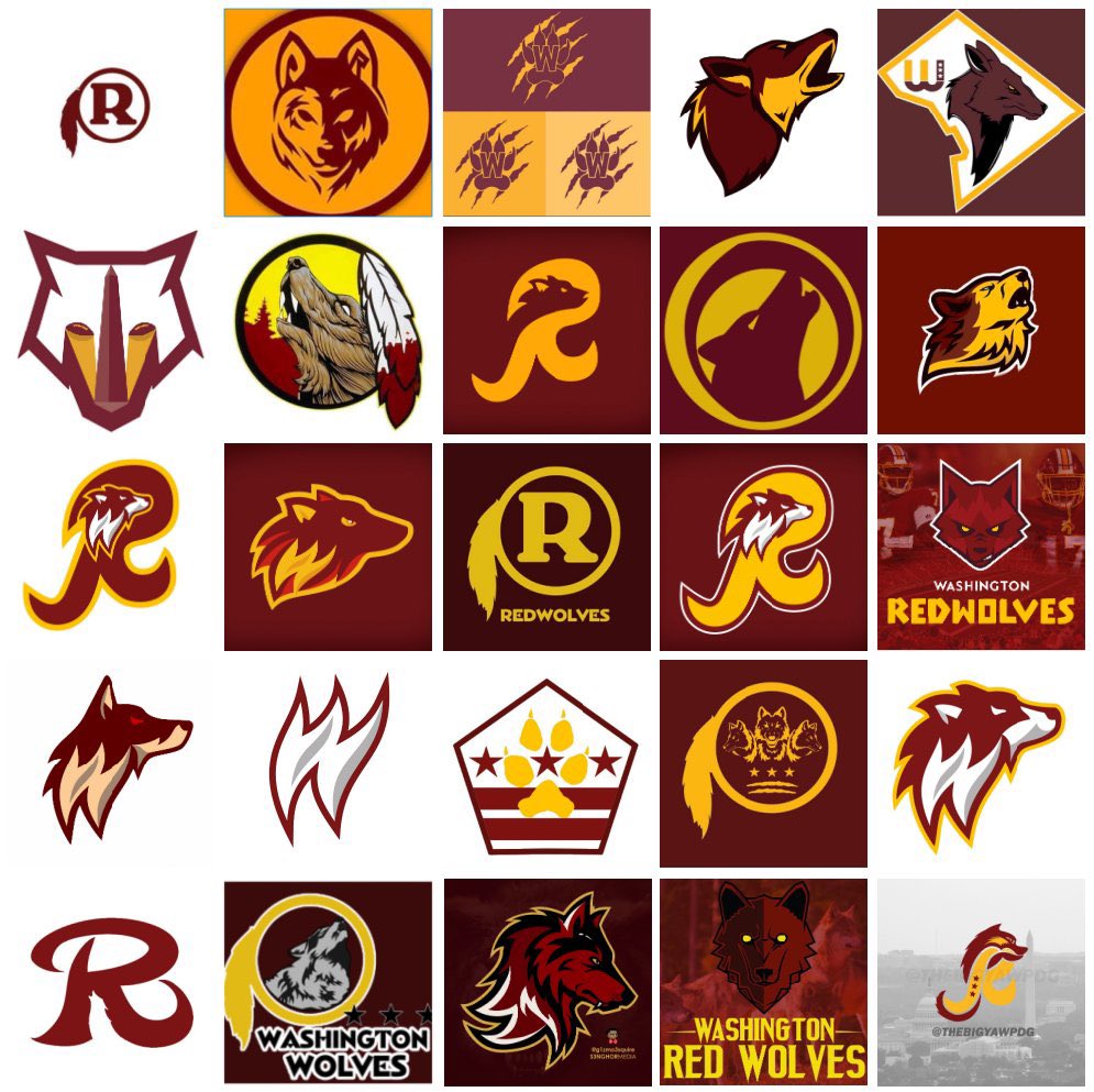 TheDCWolfpack's tweet photo. Just a reminder of all the hard work from the concept artists.
#redwolves #httr #redskinsnamechange #redskinsrebrand #concept #logos #custom #httredwolves #dmv #washington #nfl #namechange #football #nflpa #thedcwolfpack #washingtonwolves #washingtonfootball https://t.co/dNiG1cj3aA